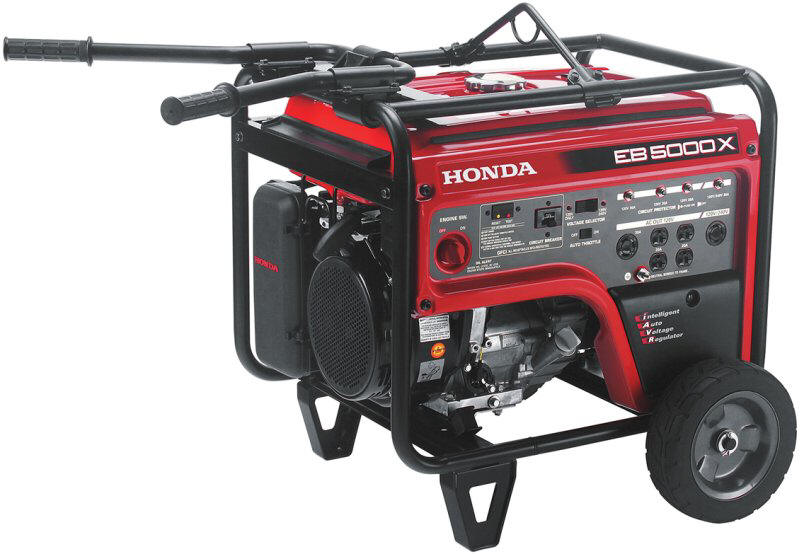 Generator Rental, Honda 5000 Watt, 120/240 Volt