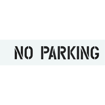 Rent a "No Parking" Stencil