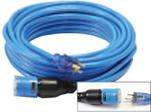 100' Locking Extension Cord, Green, 12/3