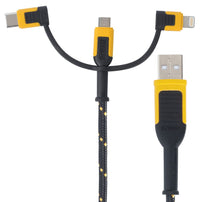 131 1356 DW2 Reinforced 3-in-1 Combo Cable, 6 ft