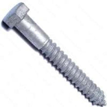 1/2 x 4 Hex Lag Screws - Galvanized Box/25