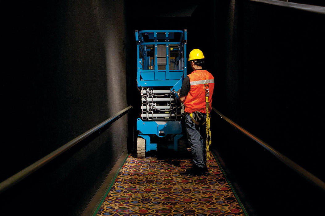 32' Narrow Scissors Lift Rental - Battery Powered (0)