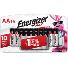 Energizer MAX AA Batteries (16 Pack), Double A Alkaline Batteries