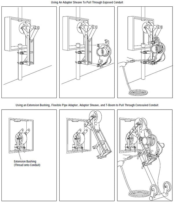 4000LB Cable Puller/Tugger w/ 400' Pulling Rope (1)