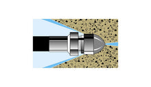 JN-52 3/8" 15° Angle Jetter Nozzle with forward jet