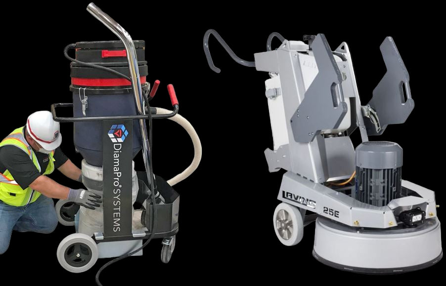 Concrete Grinder/Polisher and Vacuum Package, Elec (0)