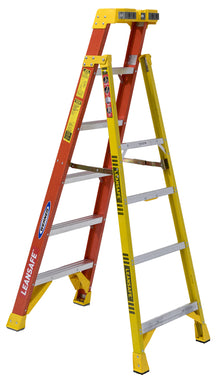L6206 Leansafe 6' Fiberglass Stepladder Type 1A, 300LB