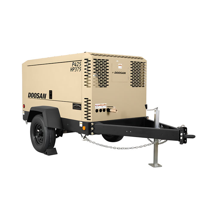Air Compressor Rental, Tow-Behind, 375 CFM