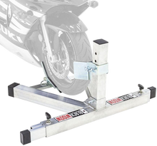 Motorcycle Chock Mount, for use with trailer rental