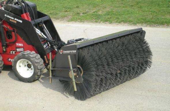 Sweeper for Stand On Loader Attachment Rental (1)