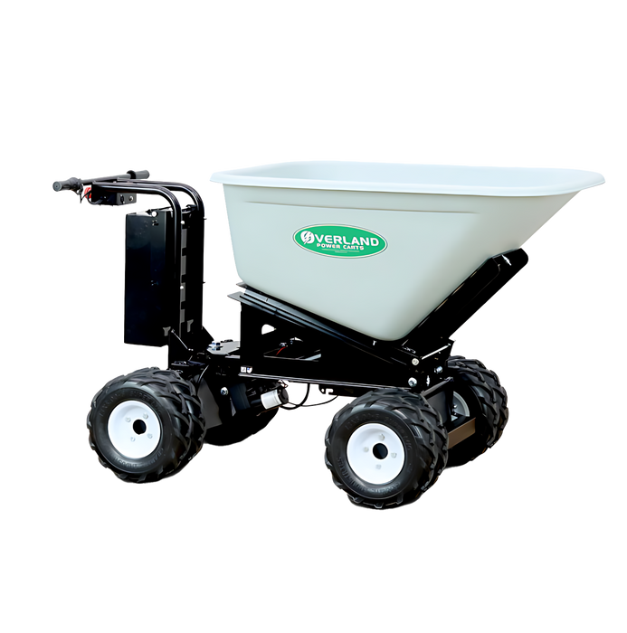 Battery Wheelbarrow, Landscape Buggy, 4Wheel Drive