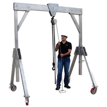 Gantry Crane 12',8' Beam 96" to chain hoist hook