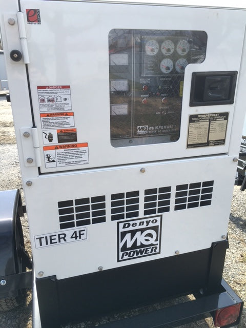 Generator Rental, 15KW (15,000 W) Single Phase, 20KW (25KVA) Three Phase Towable (4)