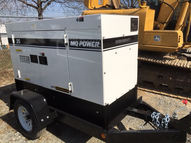 Generator Rental, 15KW (15,000 W) Single Phase, 20KW (25KVA) Three Phase Towable (5)
