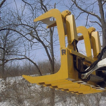 72" Grapple for skidloader Open Rib Bottom (0)