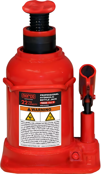 Rent a Bottle Jack, 20 Ton, Hydraulic, Tall