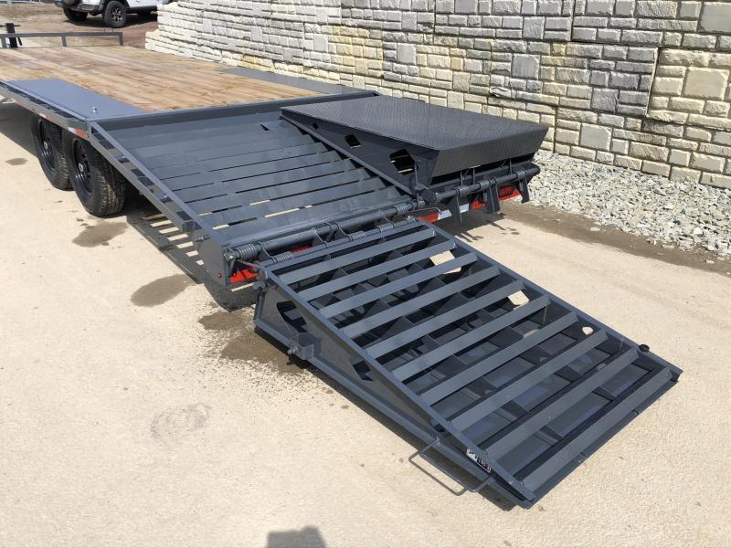 Rent a Deckover Equipment Trailer, 24' Long, 14,000lb GVWR (2)