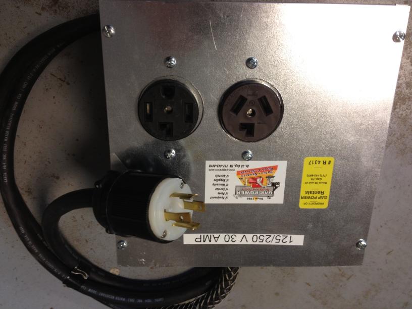 Electrical Adapter Box Rental, 30 Amp, 240 Volt (0)