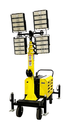 Rent an LED Light Tower, 4 head, 120k Lumen Work Light