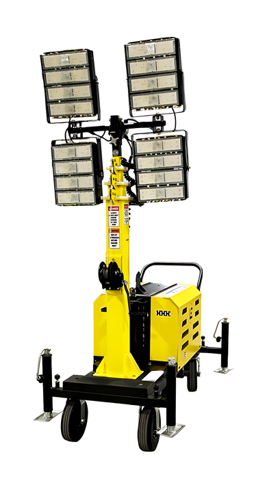 Rent an LED Light Tower, 4 head, 120k Lumen Work Light