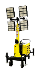 Rent an LED Light Tower, 4 head, 120k Lumen Work Light