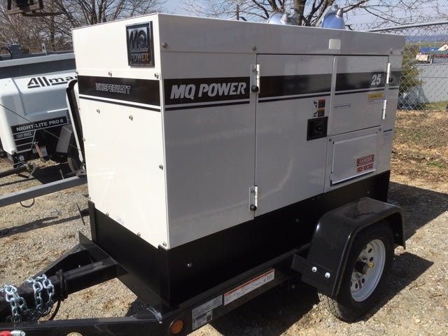 Generator Rental, 15KW (15,000 W) Single Phase, 20KW (25KVA) Three Phase Towable (0)