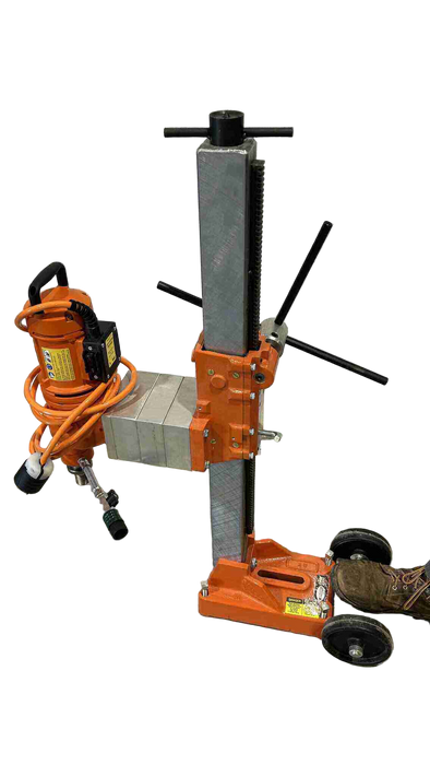 Diamond Core Rig Rental, 24" Capacity Stand Mount, Concrete