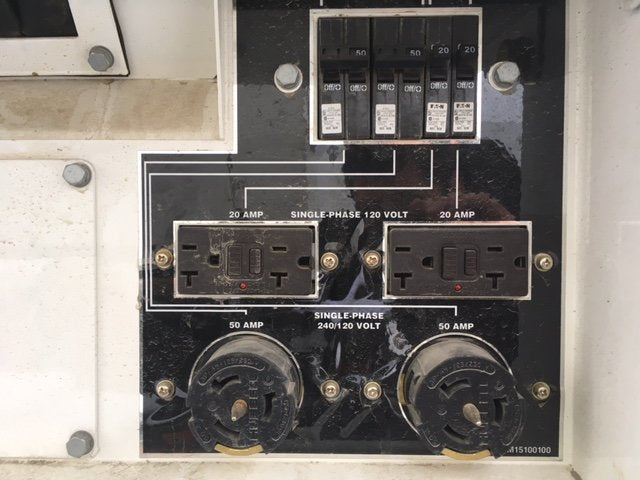 Generator Rental, 15KW (15,000 W) Single Phase, 20KW (25KVA) Three Phase Towable (1)