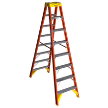 T6208 8 ft Type IA Fiberglass Twin Ladder
