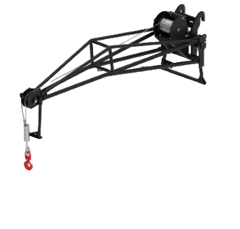 Magni Roto Boom 12'-7 Jib With Winch 1,980 lbs, 78' Cable