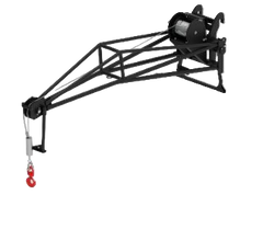 Magni Roto Boom 12'-7 Jib With Winch 1,980 lbs, 78' Cable