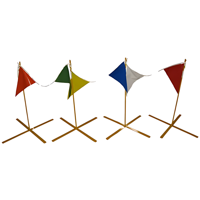 Acro X-Warning Line System Rental, 105ft Flags