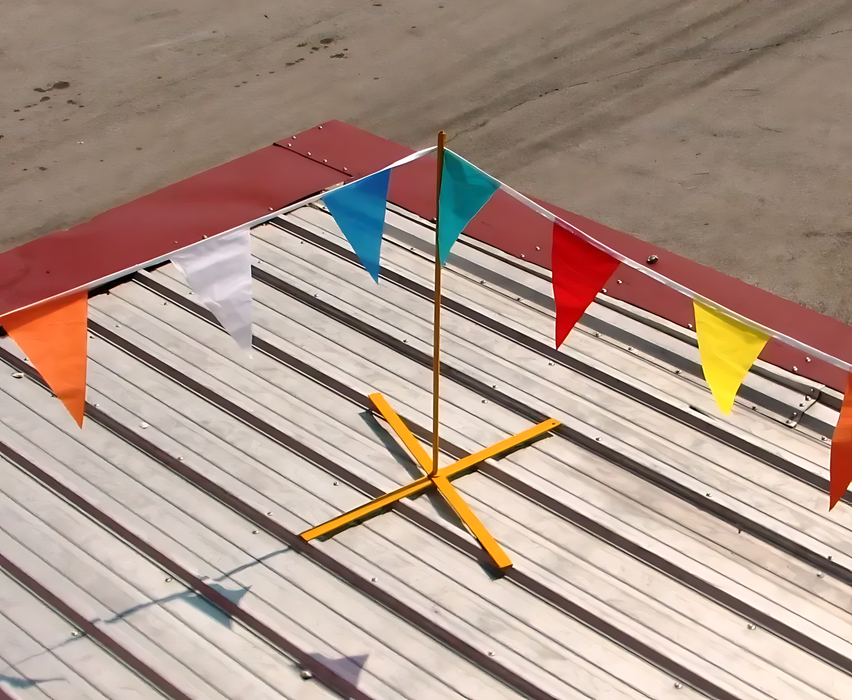 Acro X-Warning Line System Rental, 105ft Flags