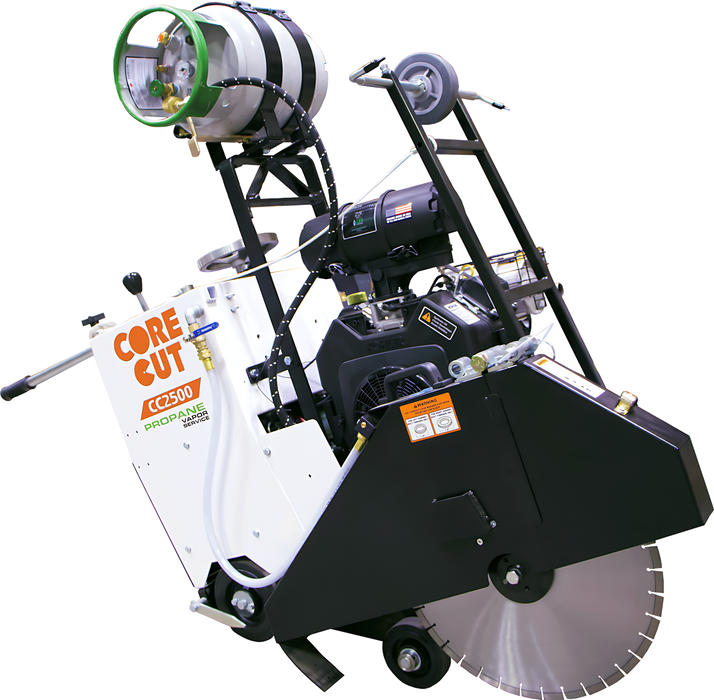 Floor / Road Concrete/Asphalt Saw Rental, 26", Self-Propelled, Propane
