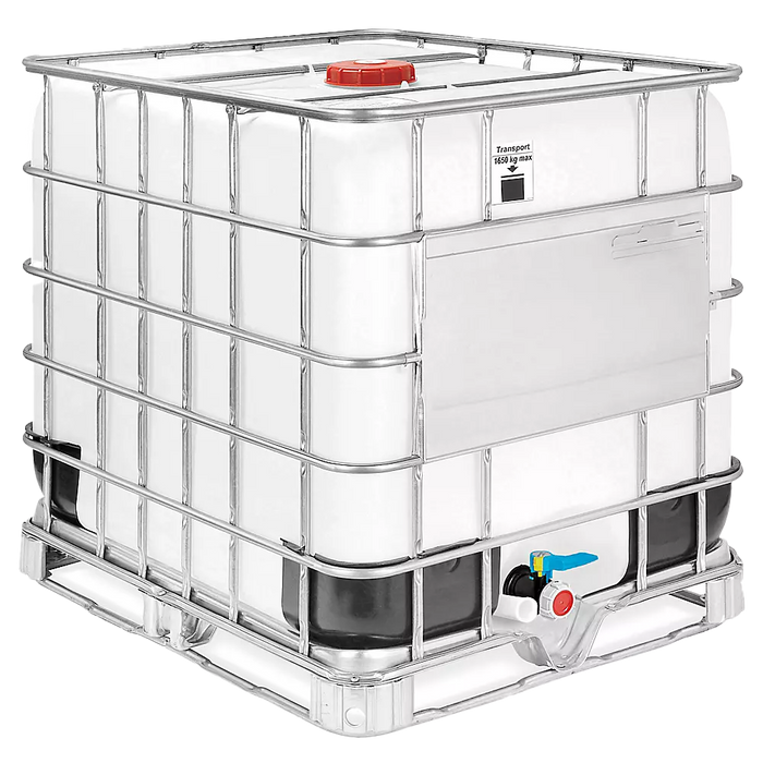 275 Gal Water Tank Rental with Garden Hose Fitting