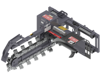 Trencher Rental 48" For Skidloader Mount