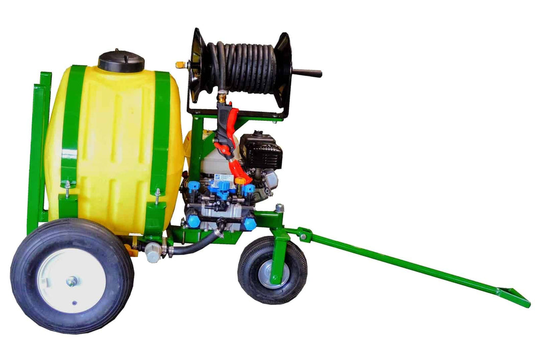 Sprayer, Tow behind, 60 Volt Dewalt Battery Power or 5.5HP gas