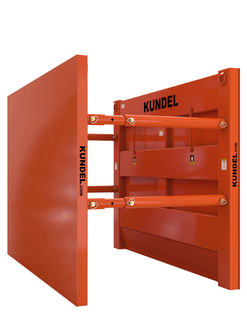 Trench Box Assembly 6x6' Knife Edge 30" Spdr/Sling