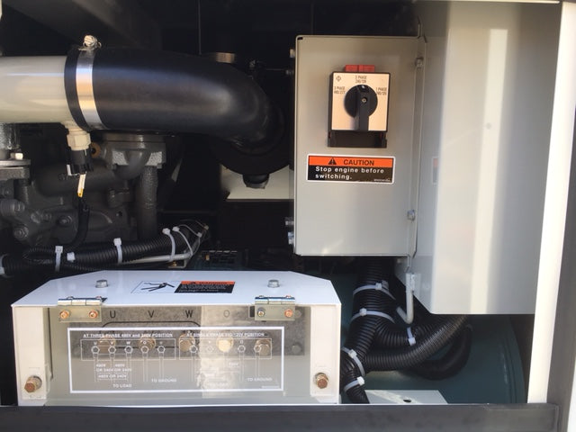 Generator Rental, 15KW (15,000 W) Single Phase, 20KW (25KVA) Three Phase Towable (3)