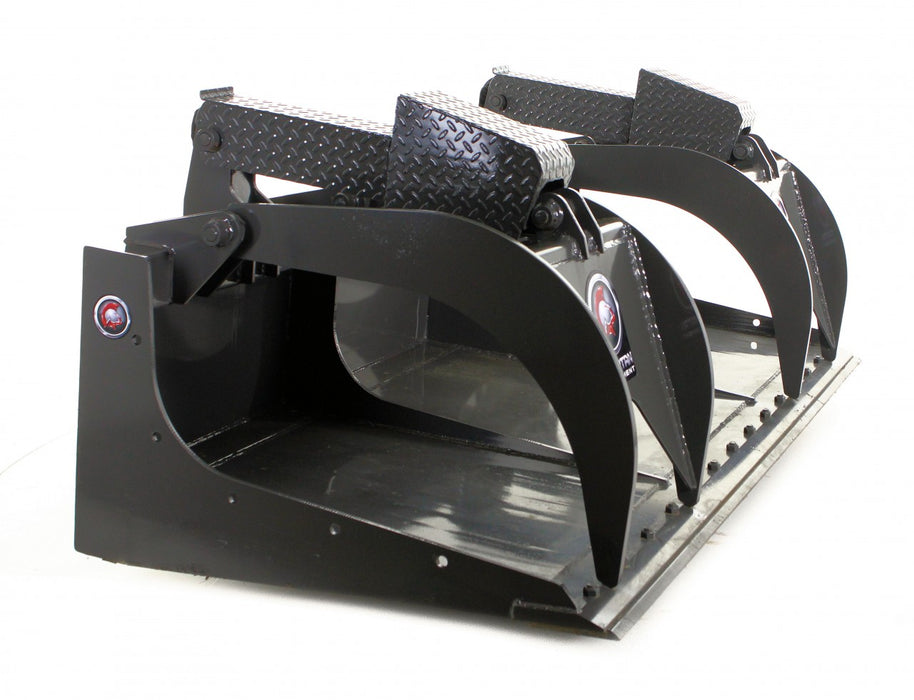 72" Grapple for skidloader Solid Bottom (1)