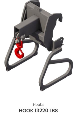 Magni Roto Boom Fixed Lifting Hook 13,200 lbs (0)