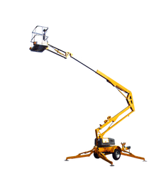 35' Towable Pull Behind Lift Rental, Knuckle Boom