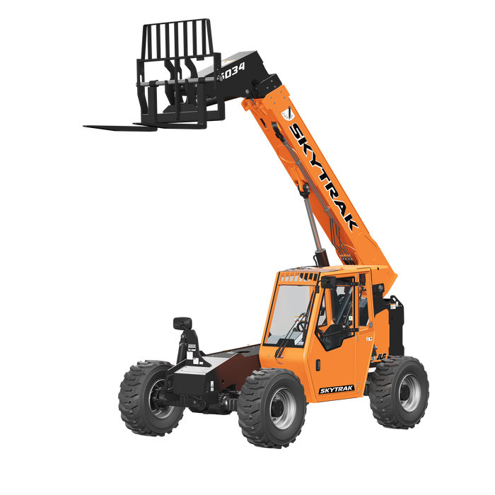 Rent a Skytrak 6034 Telehandler Forklift, 6,000 Lift Capacity, 34'