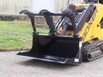 42" Mini Skid Steer Brush Grapple. Open Rib Bottom. Stand On