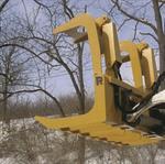 72" Grapple for skidloader Open Rib Bottom