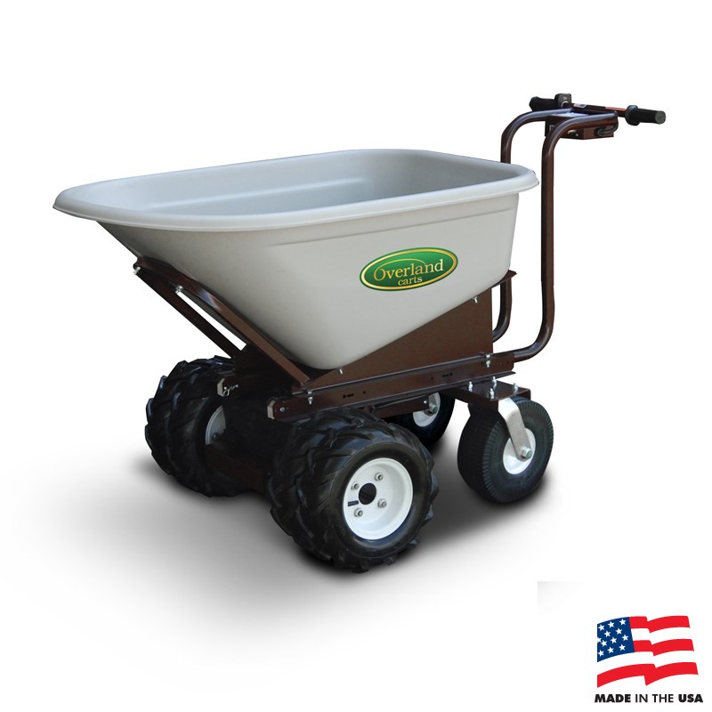 Battery powered yard online cart