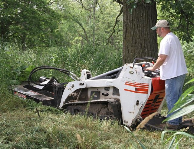 Pull behind discount brush mower rental