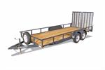  Equipment Landscape Trailer Rental, Double Axle, 5000 lb Capacity