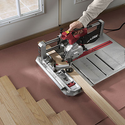 Laminate on sale floor saw