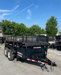 Rent Dump Trailer, 6x12, 6,900 lb capacity, 18" Extra Height Sides